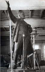 Памятник Ленину, который должен был стоять в новом административном центре Евпатории