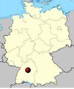 Людвигсбург на карте Германии