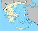 Янина на карте Греции