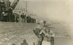 Ноябрь 1950 года. Момент укладки ж/б блоков на набережной в Евпатории