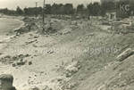 Начало августа 1950 года. Вид разбитой набережной от БО-РИВАЖ в сторону порта
