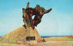 Памятник морякам-десантникам по трассе Евпатория-Саки на месте гибели тральщика 'Взрыватель'